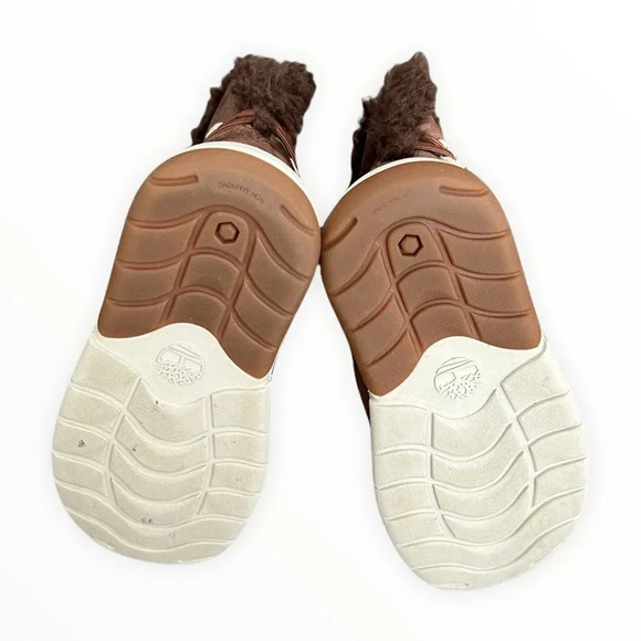 TIMBERLAND | Brown | Tracks Faux Shearling Bootie Fashion Boot - Picture 14 of 15